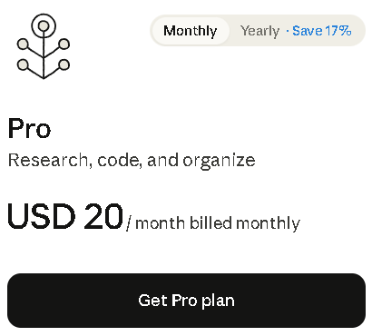 24h自助充值$20/月Claude Pro(Claude4.7)卡密  |  自己充值自己账号  |  无质保  |   没有固定干净的ip别买！  |